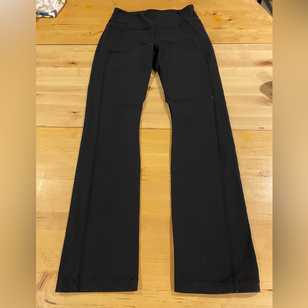 Lululemon Black Women’s size 10 Groove Pant Bootcut Black